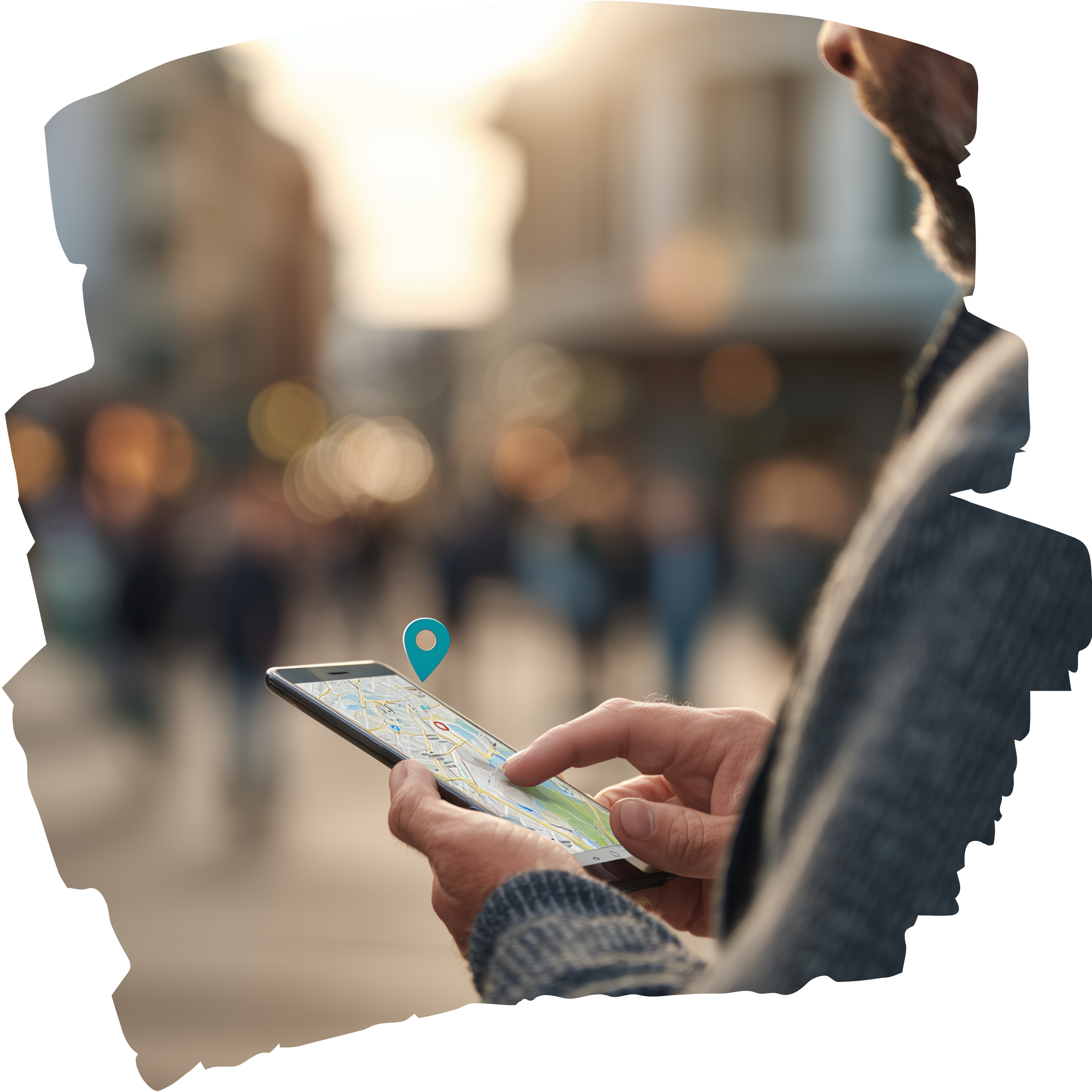 Business owner excited about Google listing